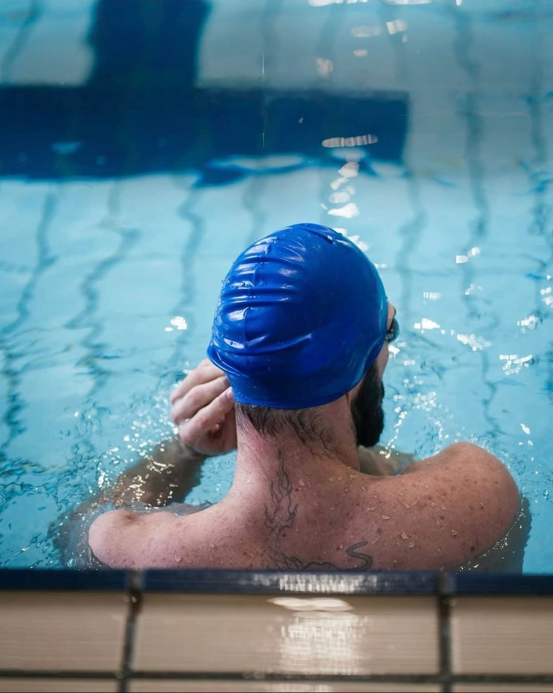 Coaching de natation en piscine