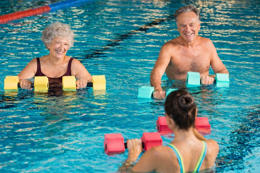 Cours collectifs d’quagym en piscine