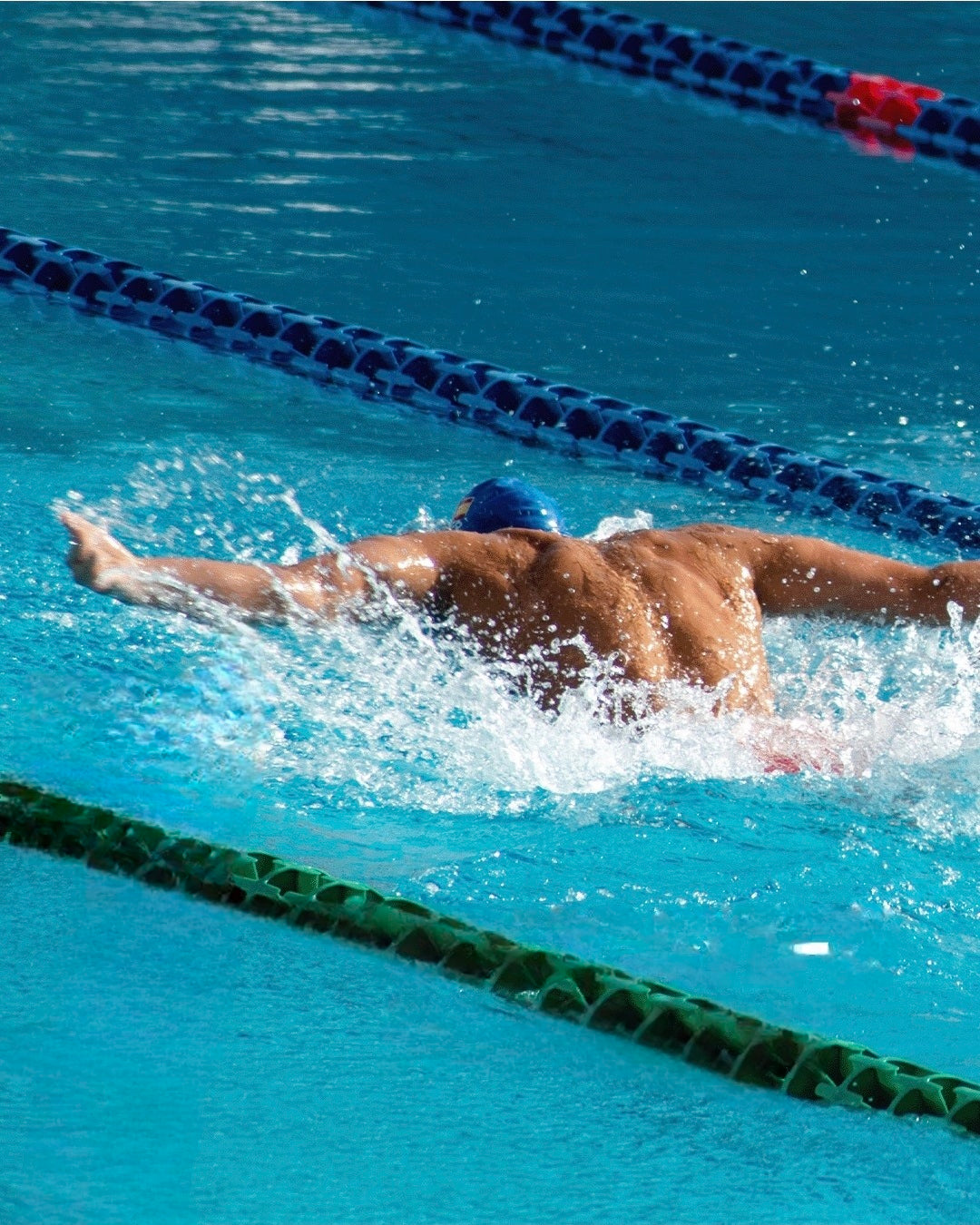 Coaching de natation en piscine