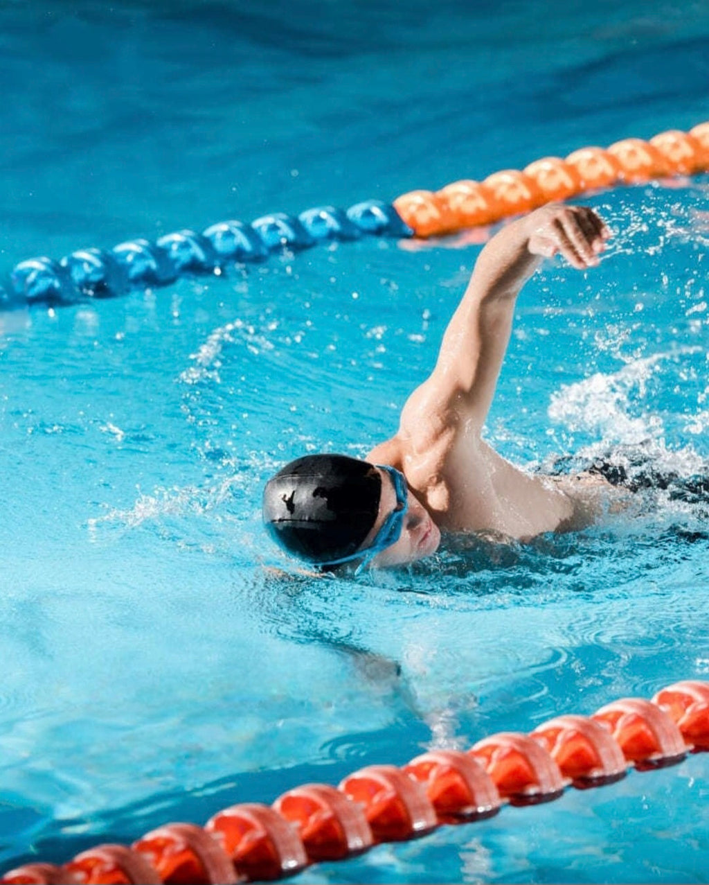 Coaching de natation en piscine
