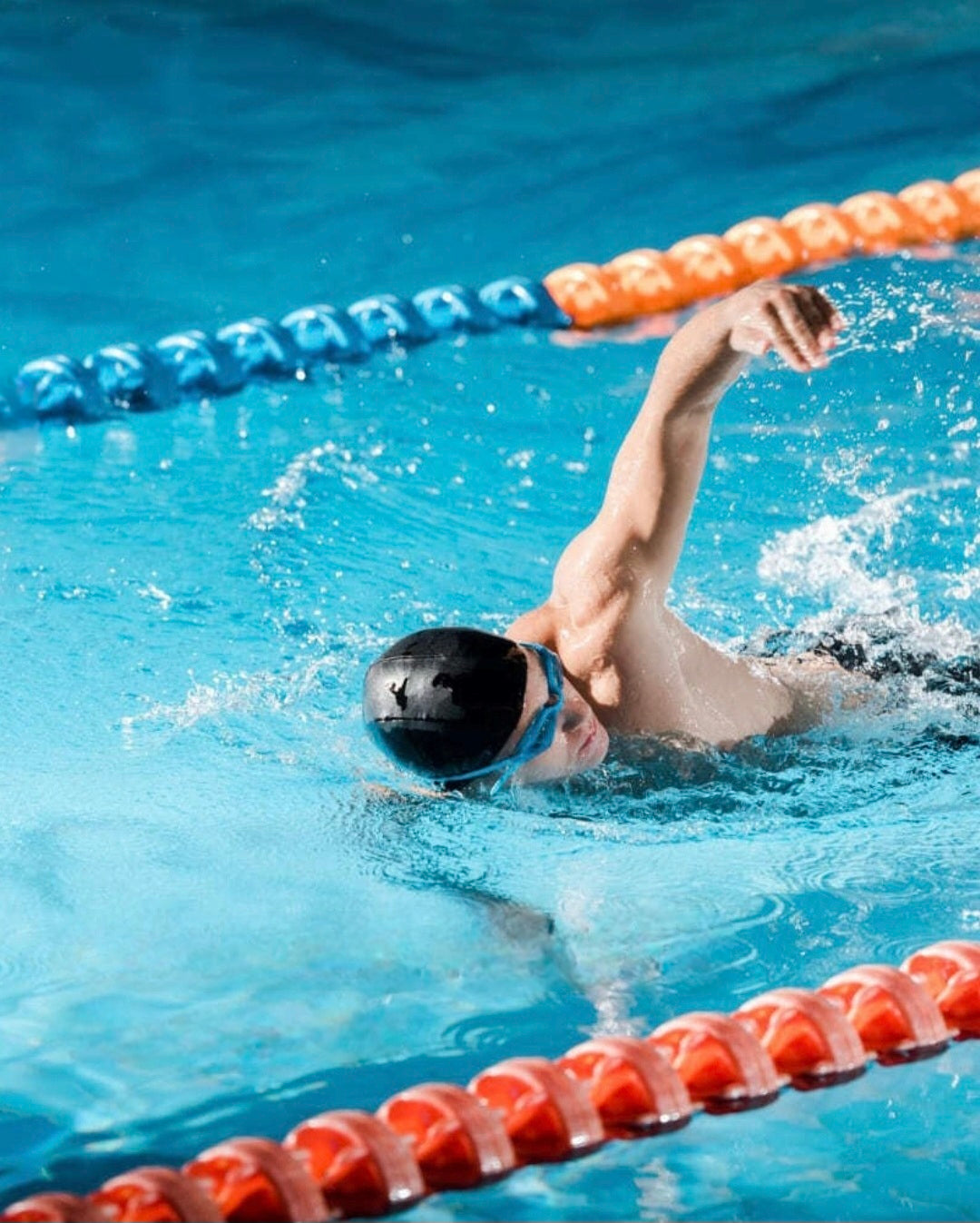 Coaching de natation en piscine